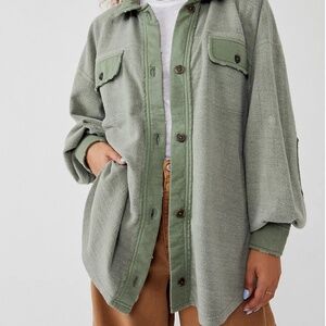Free People Ruby Oversized Shirt Jacket